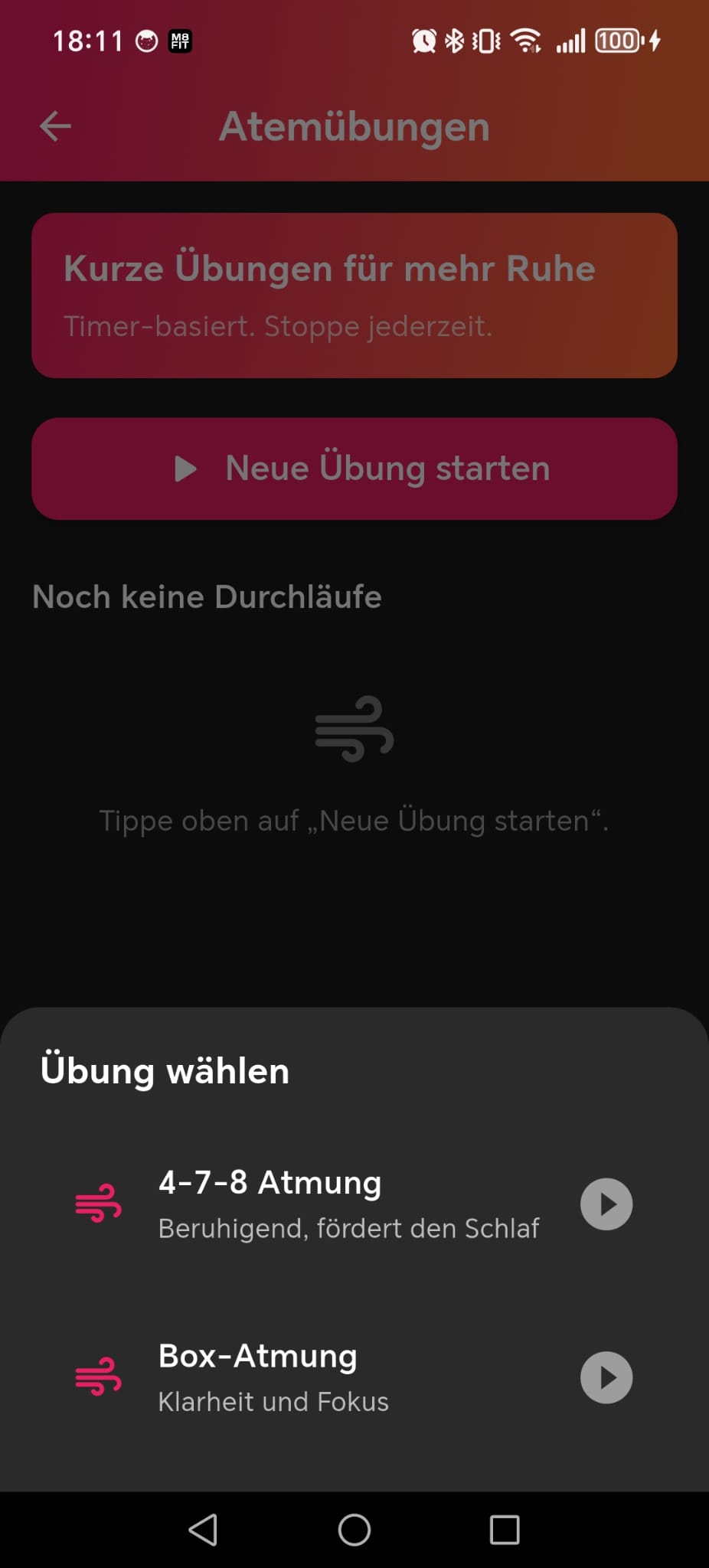 M8Fit Atemübungen zur Stressbewältigung und Entspannung